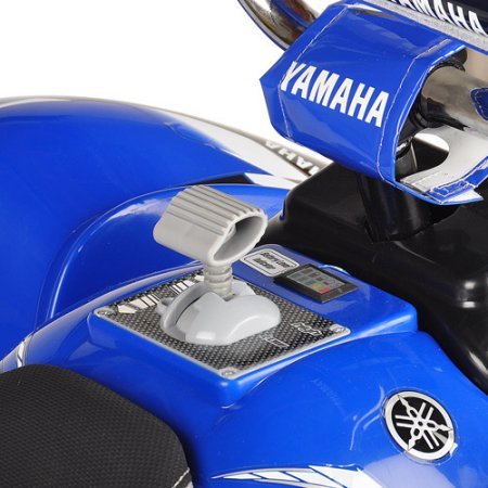 lot 66 image: BRAND NEW - FULLY ASSEMBLED -  POWERWHEEL -  Yamaha Raptor ATV 12-Volt Battery-Powered Ride-On    COMES WITH CHARGER AND BATTERY FULLY ASSEMBLED
