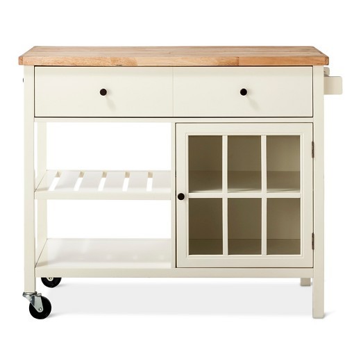 lot 69 image: In Box, Windham Wood Top Kitchen Island - Threshold