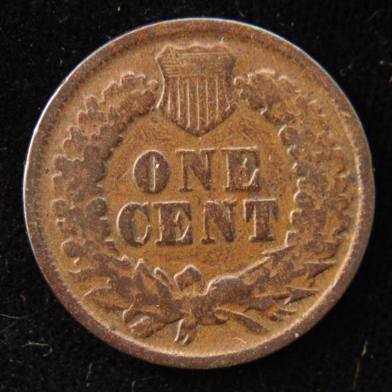 1864 BRONZE INDIAN HEAD CENT VG