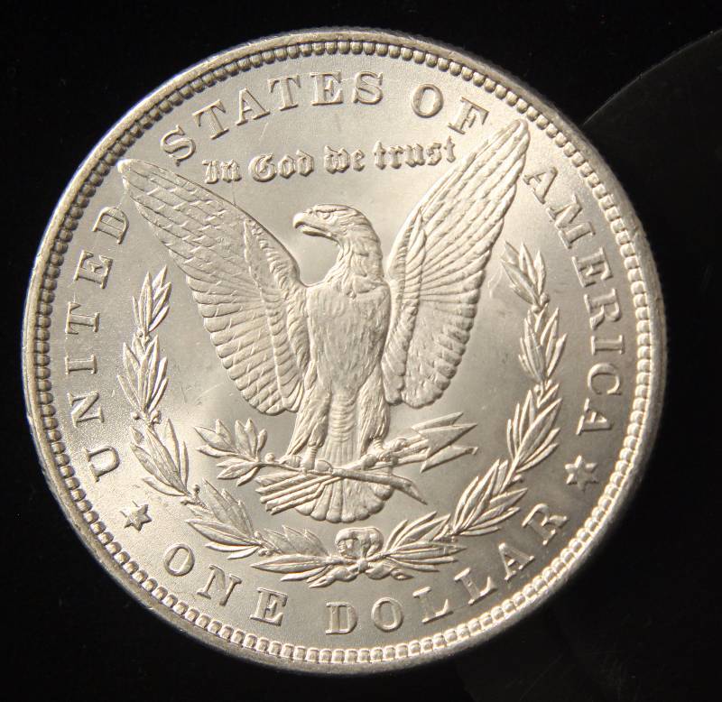 1884 MORGAN SILVER DOLLAR GEM BU