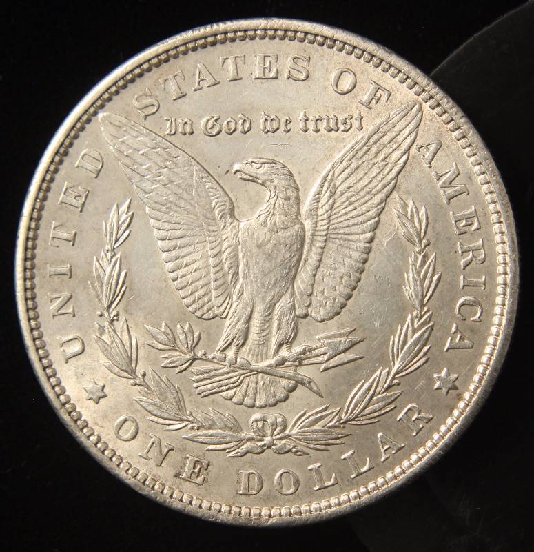 1889 MORGAN SILVER DOLLAR AU58