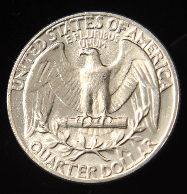 1964 WASHINGTON SILVER QUARTER BU