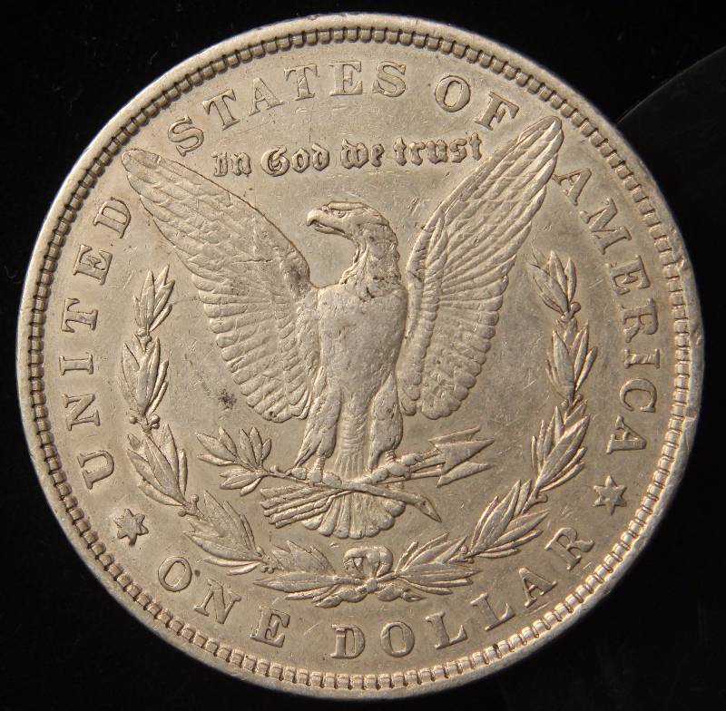 1878 MORGAN SILVER DOLLAR AU53
