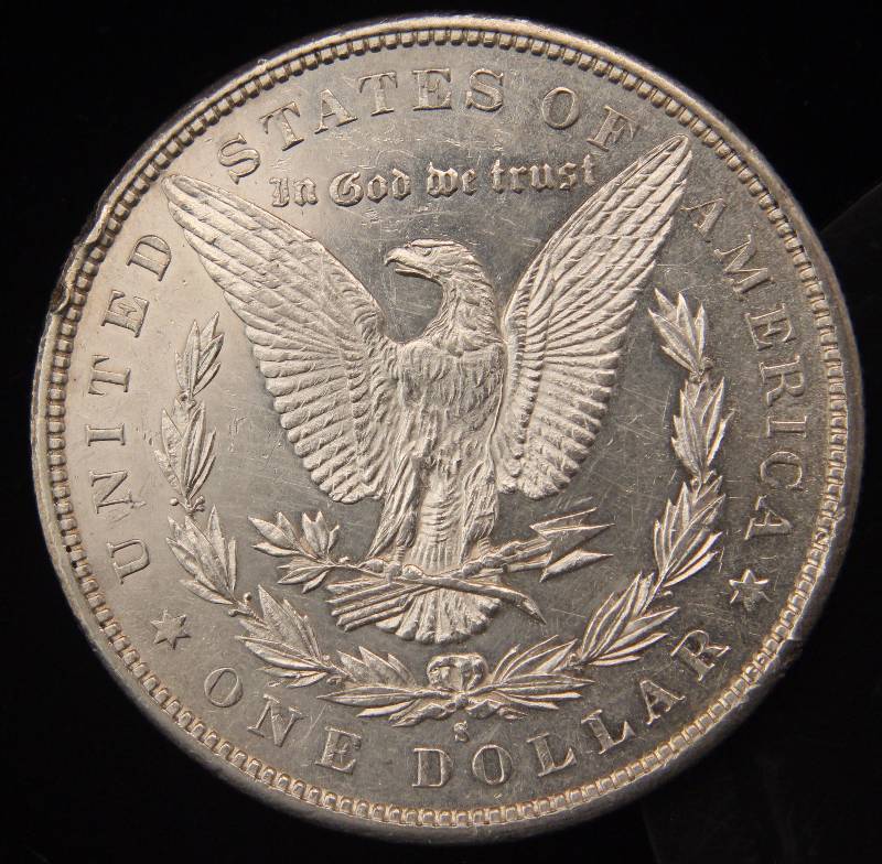 1879-S MORGAN SILVER DOLLAR BU - PROOF LIKE