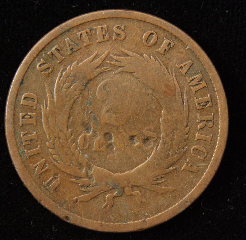 1865 US TWO CENT PIECE G DETAILS