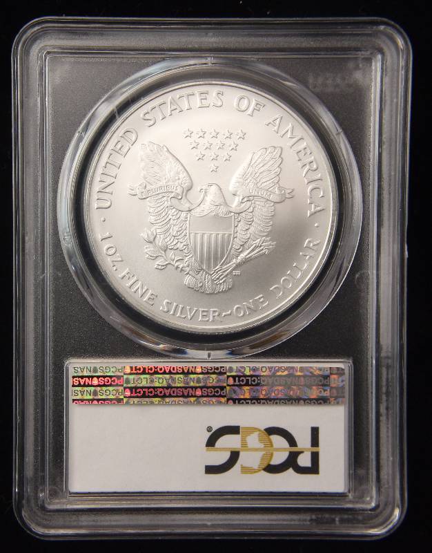 2007 AMERICAN SILVER EAGLE 1 TROY OZ. .999 FINE SILVER MS69 PCGS