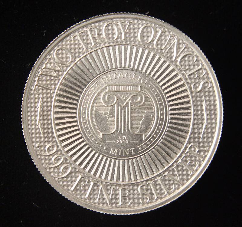 2 TROY OZ. .999 FINE SILVER ALL HAIL THE SILVER BUG