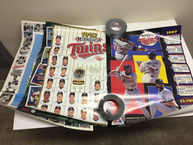 lot 91 image: Twins Posters & Newspapers