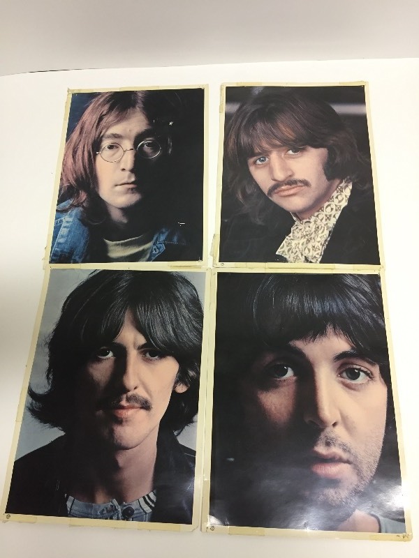 lot 107 image: The Beatles Photo Prints Ringo John Paul George