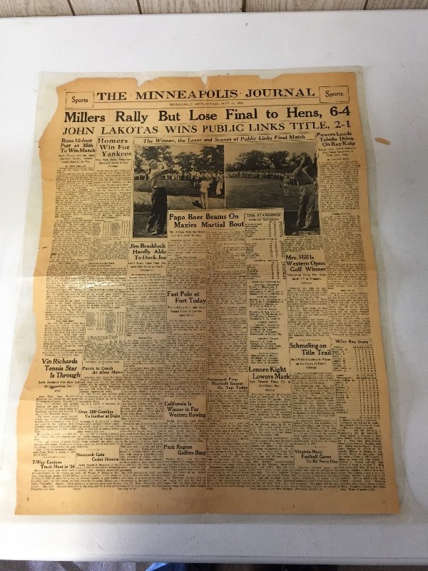 lot 126 image: Laminated Sports Page 06301935