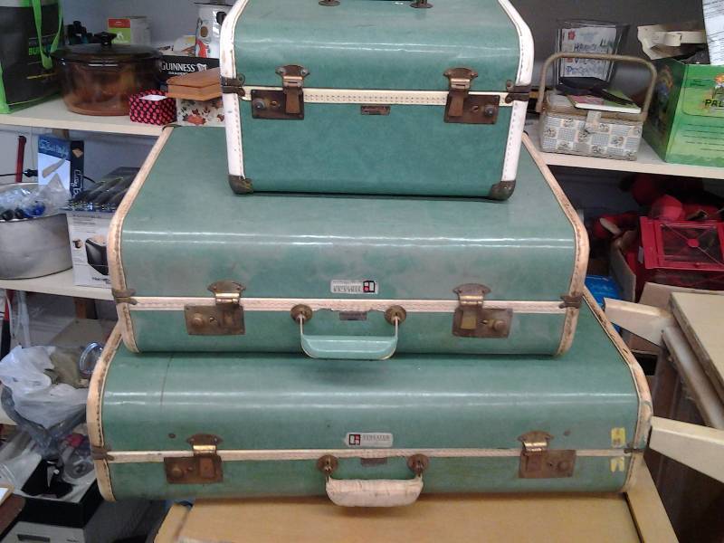 3-Piece Vintage Luggage By Towncraft
