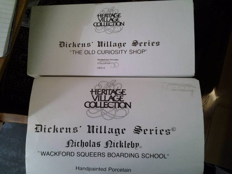 2-Dept 45 Heritage Village Collection-Dickens Village Series