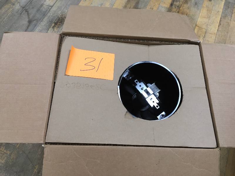 lot 31 image: 180 CFM Through-the-Wall Exhaust Fan with OnOff Switch never used in box