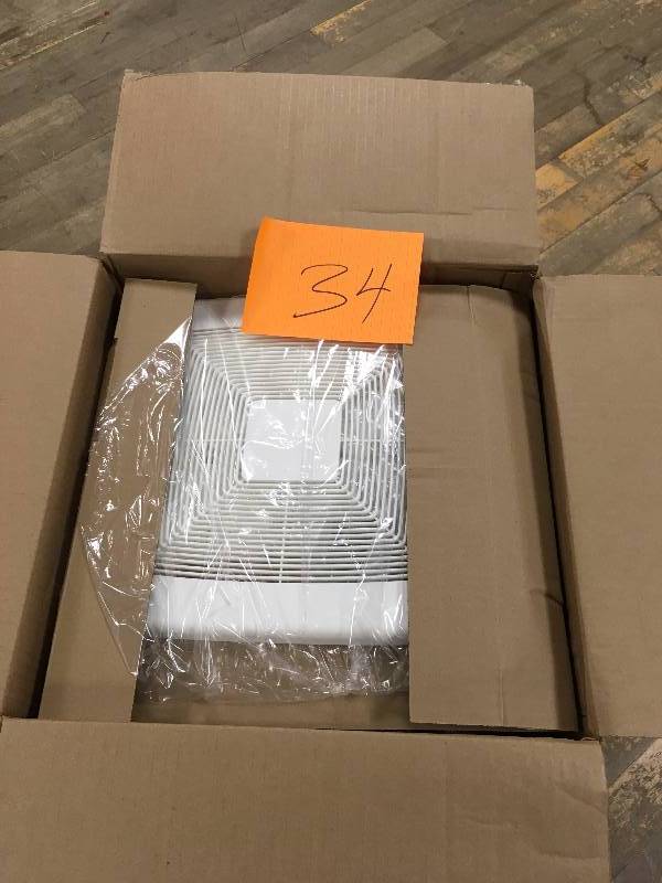 lot 34 image: QTX Series Very Quiet 80 CFM Ceiling Exhaust Bath Fan, Energy Star never used in box