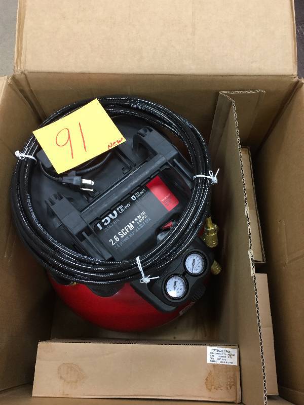 lot 91 image: Porter-Cable 3-Tool Finish Nailer & Brad Nailer Combo Kit PCFP12234 never used in box