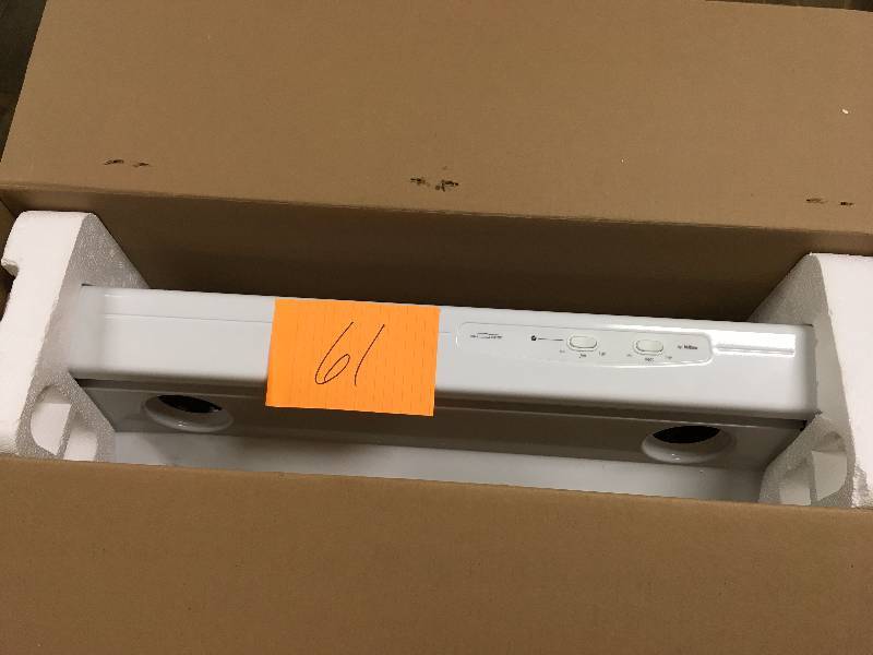 lot 61 image: Nutone Ws130ww Nutone Ws130ww 30 Allure I Range Hood some damage good condition MSRP $459