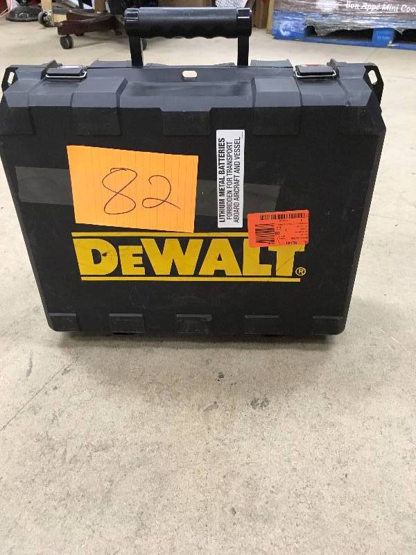 lot 82 image: DeWalt 20V Max XR Brushless Framing Nailer with battery and charger good condition MSRP $399