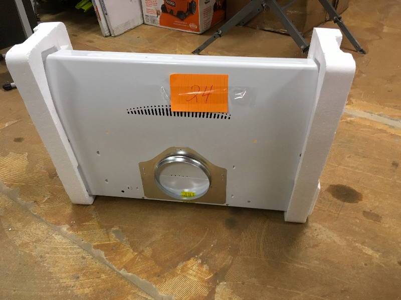 lot 24 image: Broan Allure I QS130BC 30 Hood - 220 CFM - Biscuit good working condition, in box, some signs of wear
