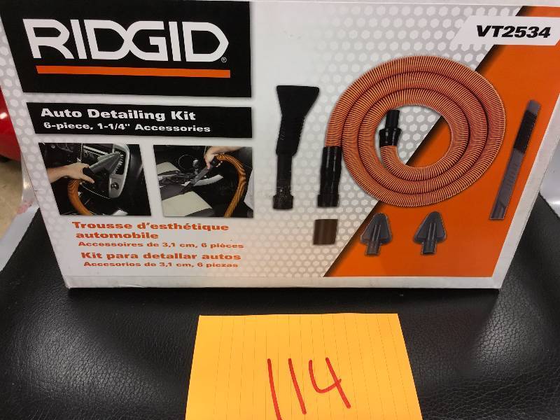 ridgid 1 1 4 in premium car cleaning accessory kit