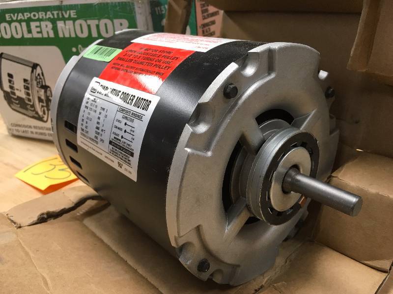 lot 135 image: inc 2202 evaporative cooler motor -13HP- 2-Speed in working condition