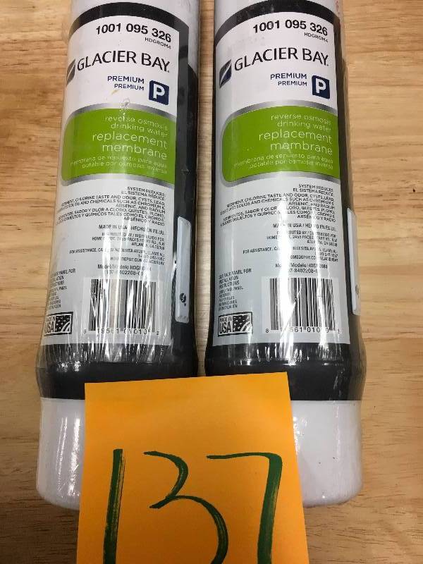 lot 137 image: Premium Reverse Osmosis Drinking water filiter membrane (FITS HDGROS4 system ) in working condition new
