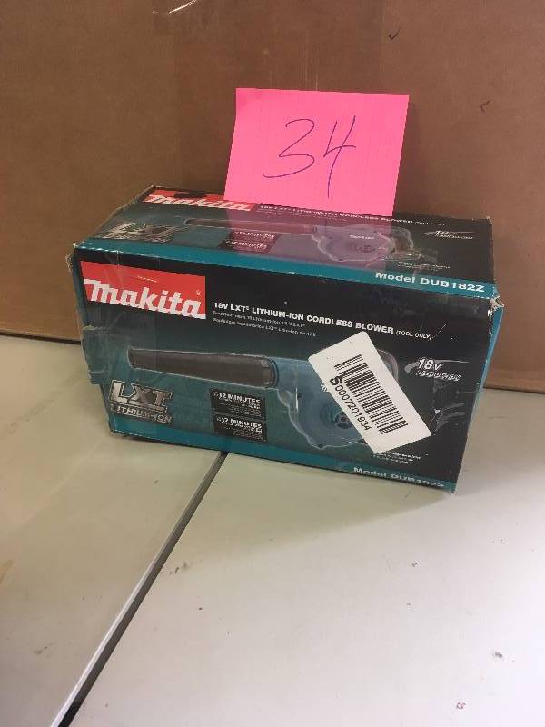 lot 34 image: Makita DUB182 Blower