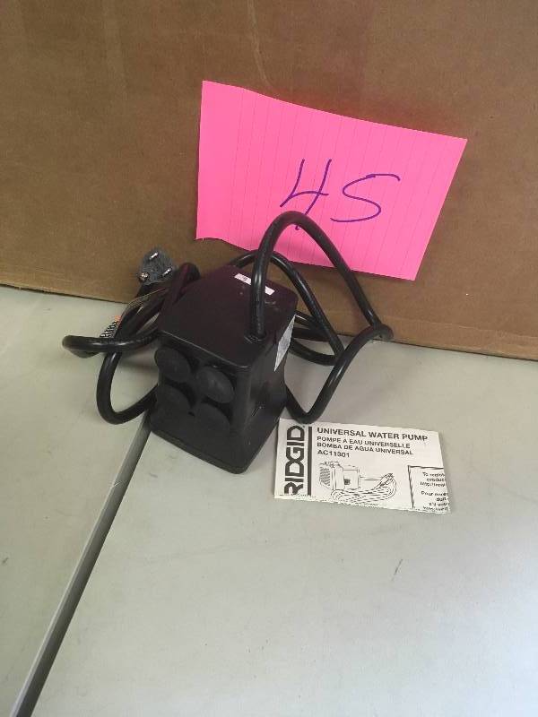 lot 45 image: Ridgid Universal water Pump