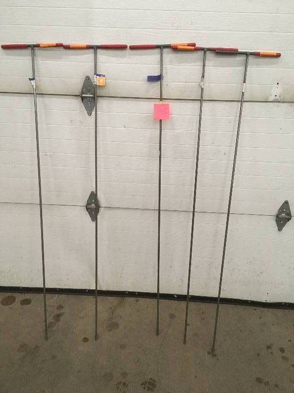lot 45 image: Lot of 5 60 In. Long Pipe Probe With Rifle Point