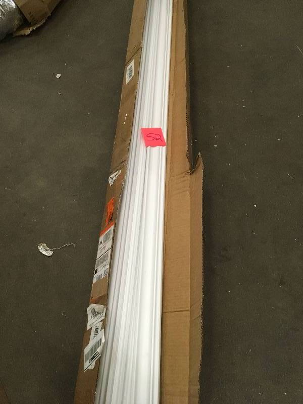 lot 52 image: Hampton Bay 91.5x2x2 in. Crown Molding in Satin White