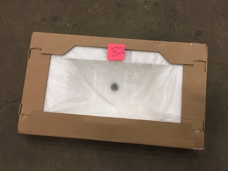 lot 82 image: 31 White Vanity top ceramic