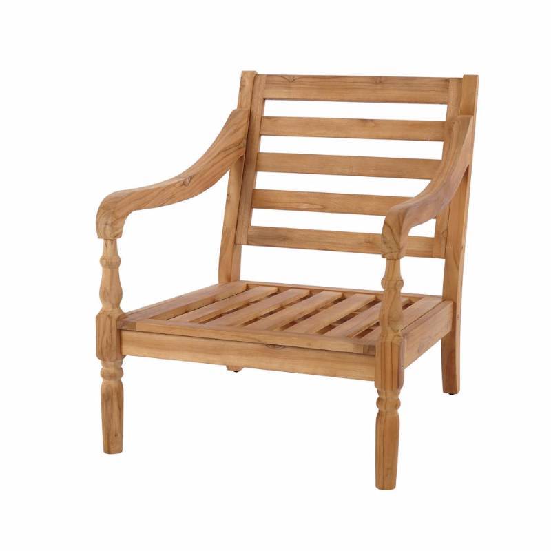 Hampton Bay Hampton Bay Old Town Teak Patio Lounge Chair Kx