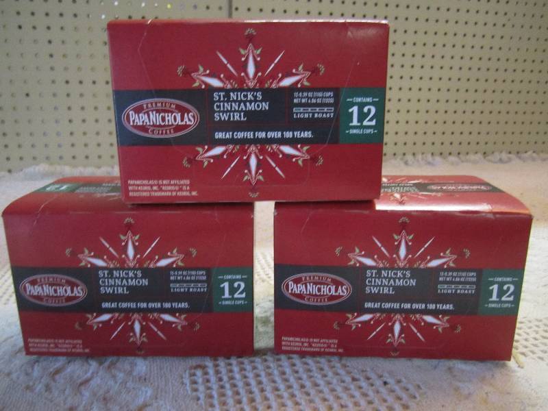 lot 6 image: Lot of 36 Single Cup Papa Nicholas ...
