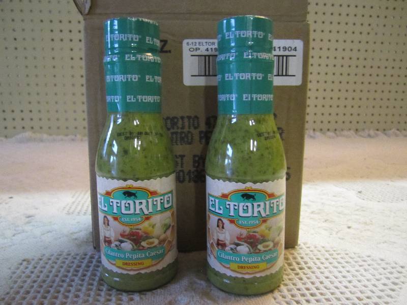 lot 53 image: Case of 6 El Torito Cilantro Pepita...