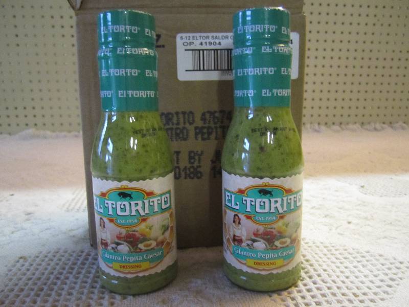 lot 56 image: Case of 6 El Torito Cilantro Pepita...
