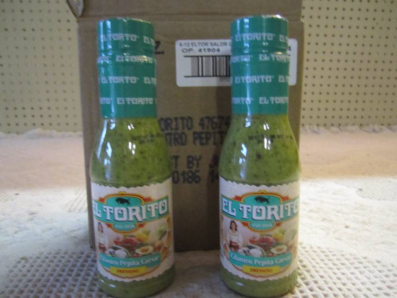 lot 57 image: Case of 6 El Torito Cilantro Pepita...