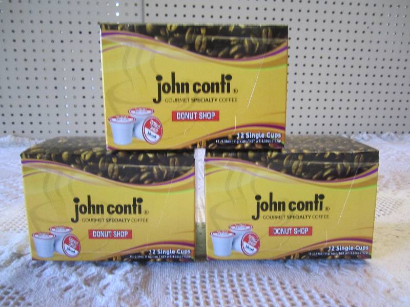lot 121 image: Lot of 36 Single Cups John Conti Go...