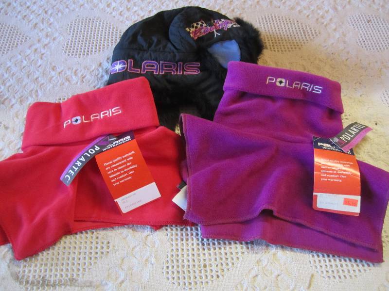 lot 135 image: Lot of Polaris Items 2 Neckgators a...