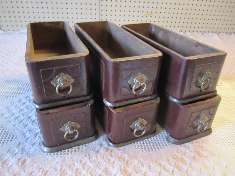 lot 138 image: Lot of 6 Vintage Drawers Approx. 4...