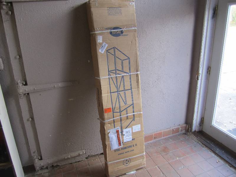 lot 177 image: Edsal 5-Shelf Steel Commercial Shel...