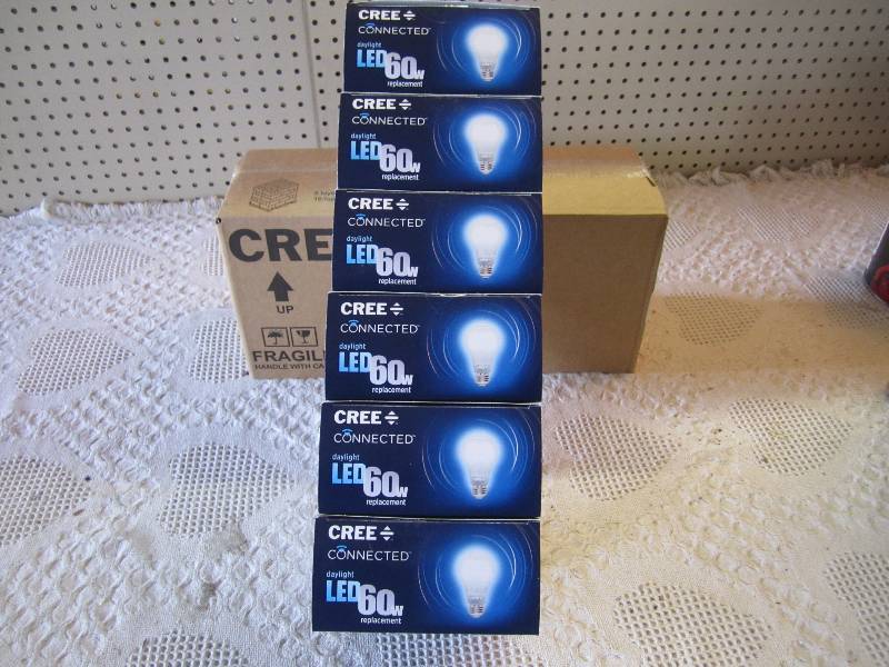 lot 191 image: Box of 6 Cree Connected Daylight LE...