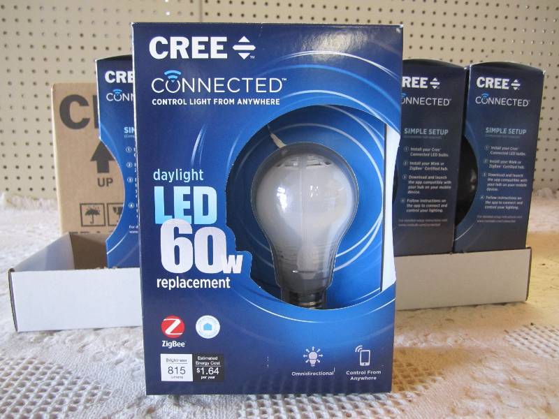 lot 192 image: Box of 6 Cree Connected Daylight LE...