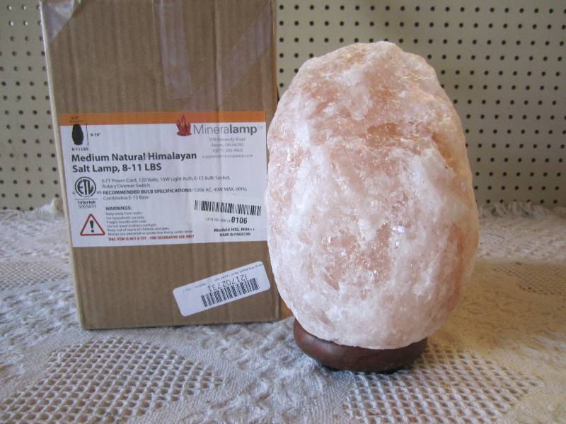 lot 201 image: Mineralamp Medium Natural Himalayan...