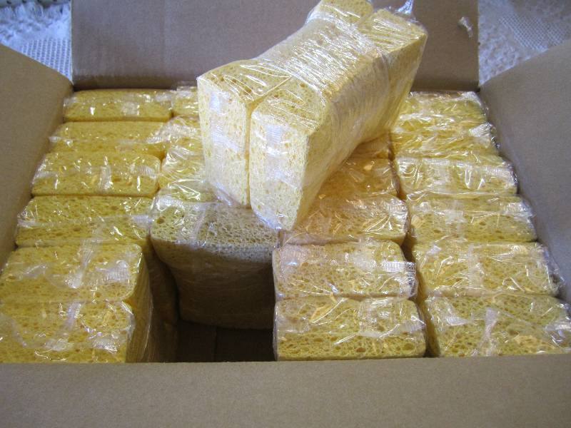 lot 212 image: Case of 24 Medium Cellulose Sponges...