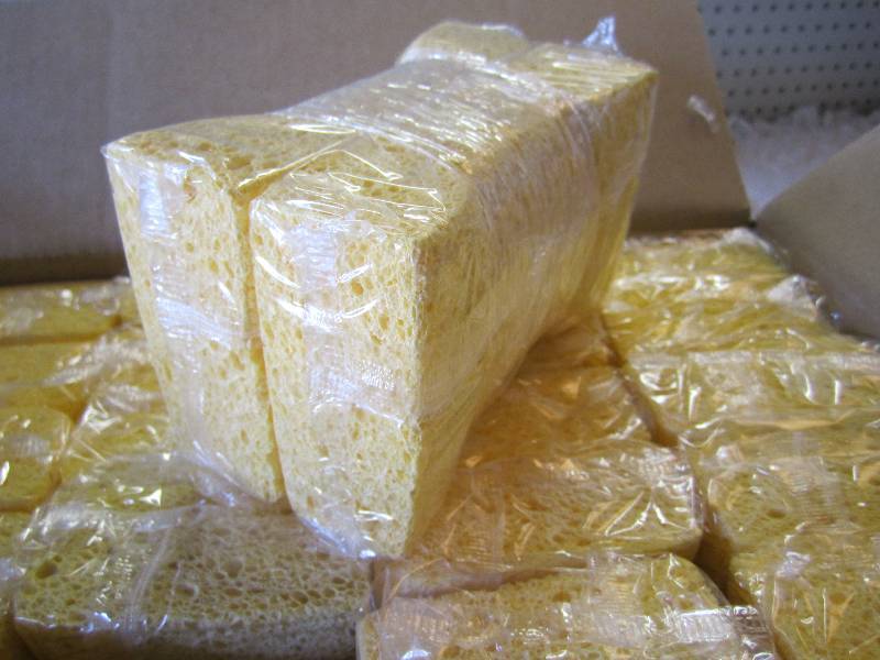 lot 213 image: Case of 24 Medium Cellulose Sponges...
