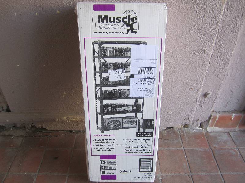 lot 227 image: Edsal Muscle Rack 7-Shelf Medium Du...