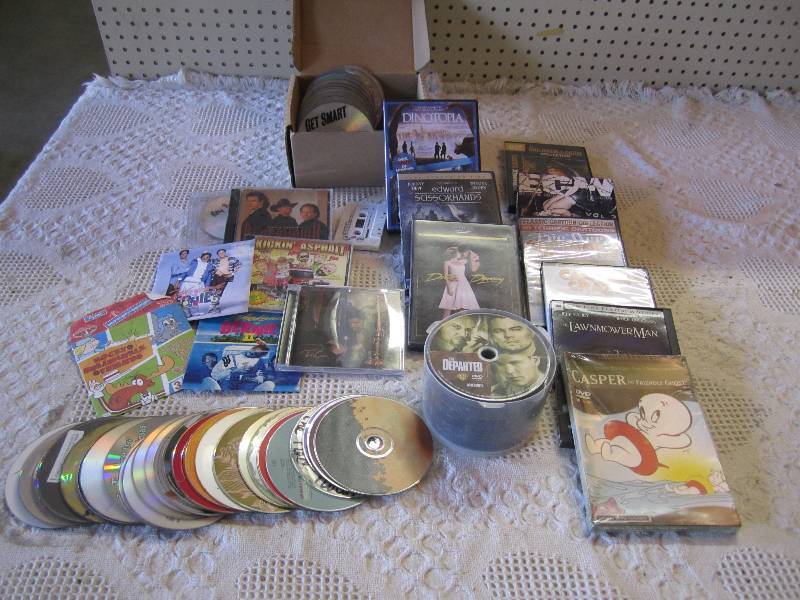 lot 257 image: Large Lot of DVD Movies and Music C...