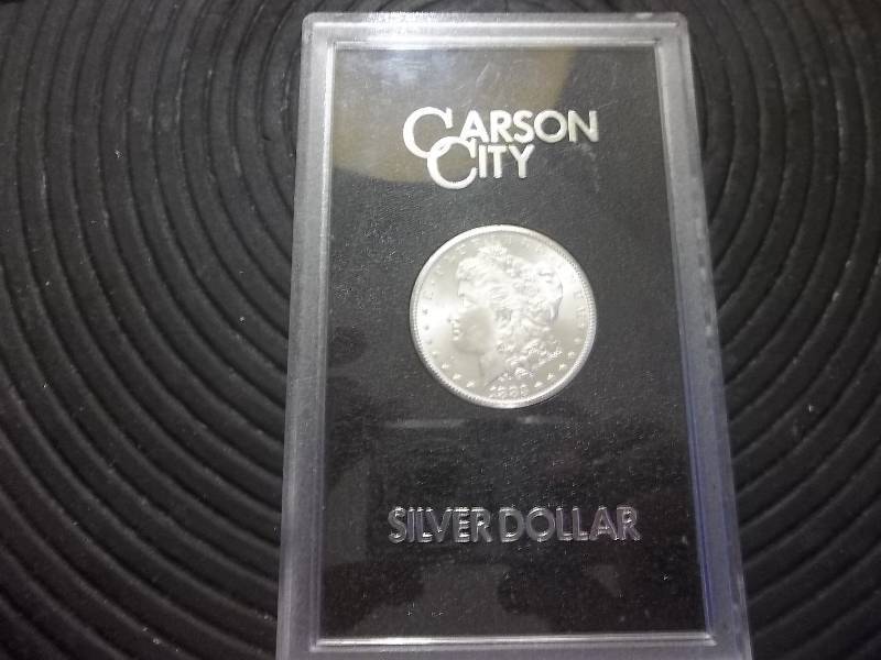 lot 1 image: 1883 CC  Morgan Silver Dollar