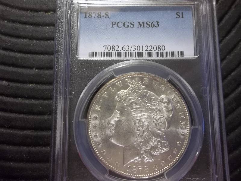 lot 6 image: 1878 S Morgan Silver Dollar