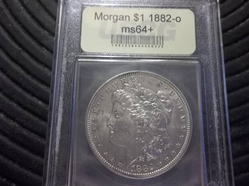 lot 10 image: 1882 O Morgan Silver Dollar