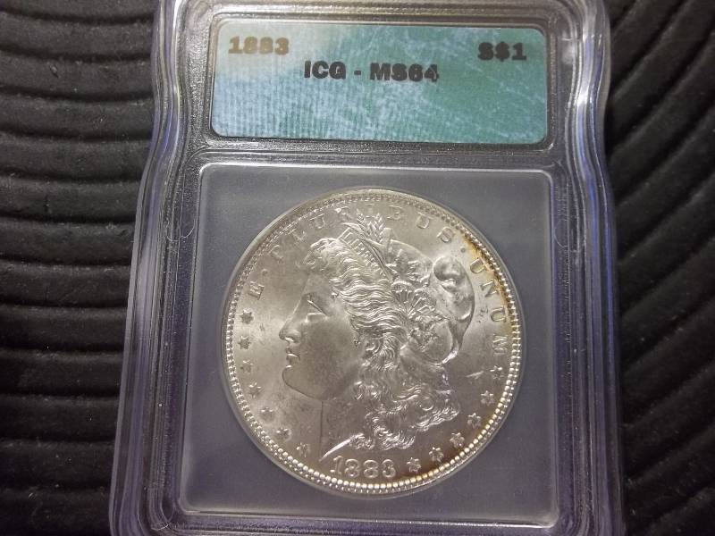 lot 11 image: 1883 Morgan Silver Dollar